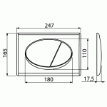Клавиша AlcaPlast серия M70/M71/M72 Клавиша AlcaPlast серия M70/M71/M72